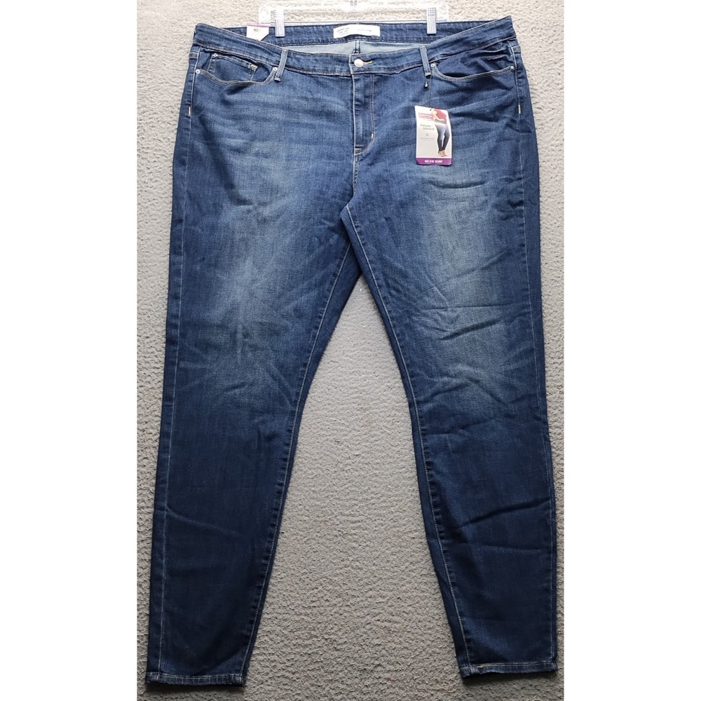 Signature‎ by Levi Strauss & Co. Jeans Womens 28W Blue Denim Mid Rise Skinny Leg